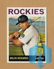 2013 Topps Heritage #488 Wilin Rosario SP